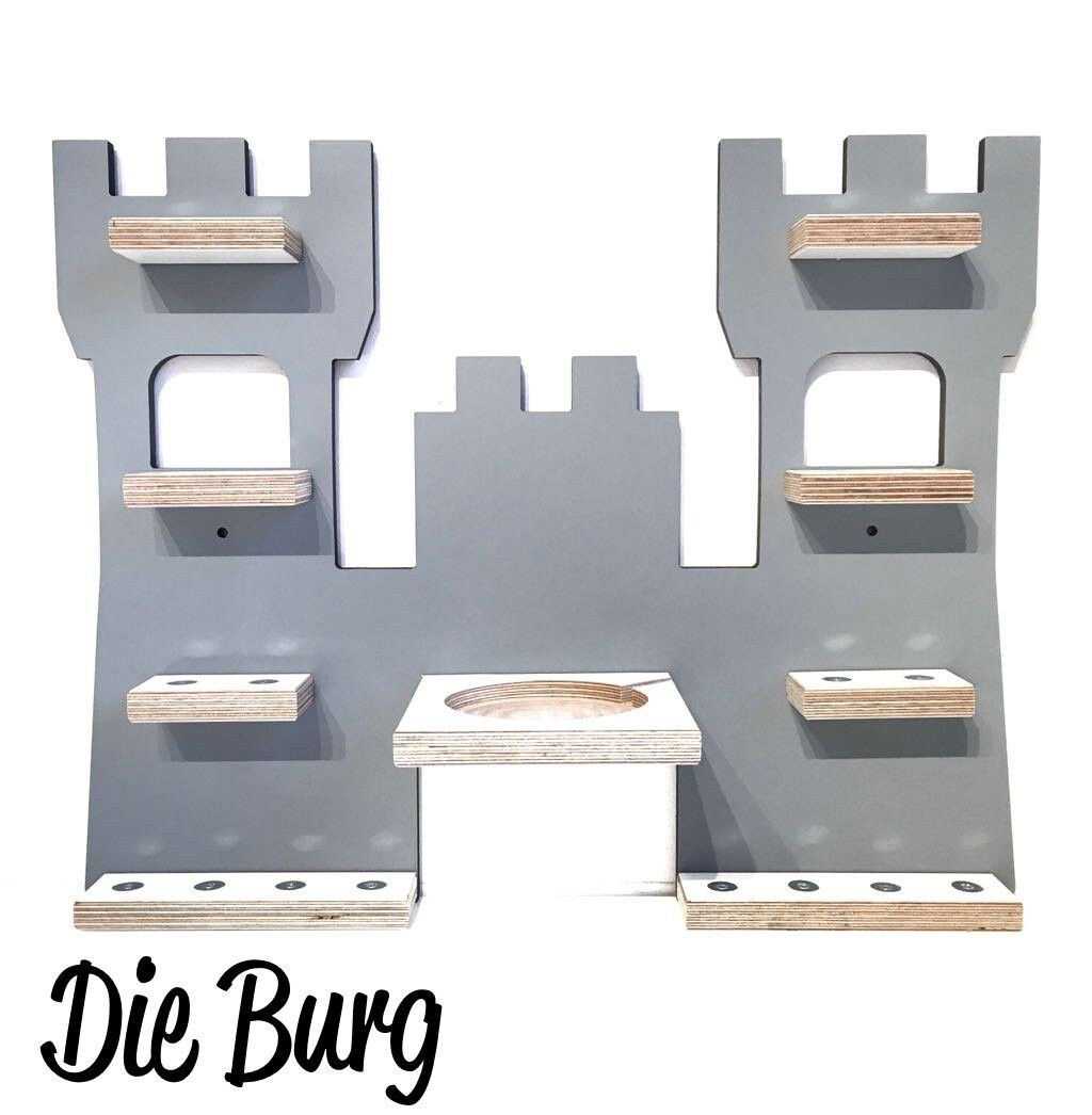 Burg in hellrosa