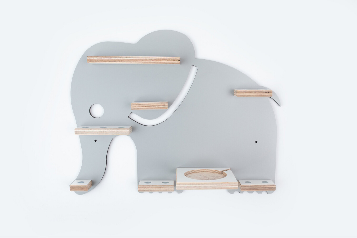 Elefant in grau