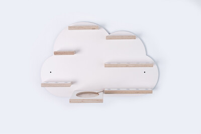 Wolke in hellrosa