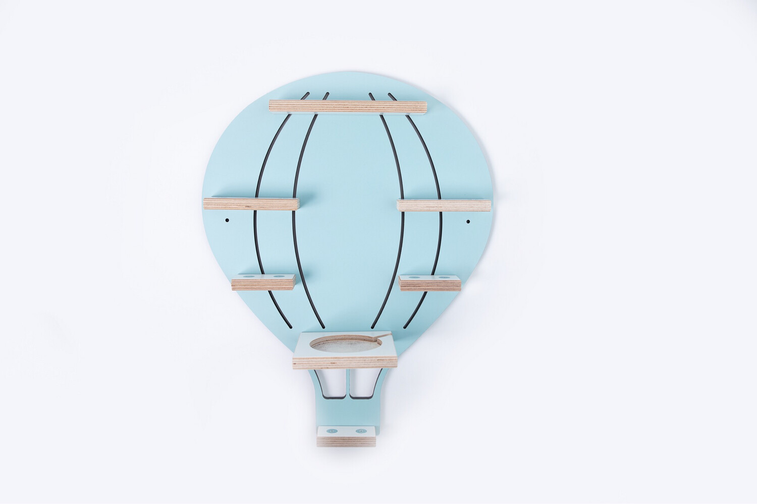 Heißluftballon in mint