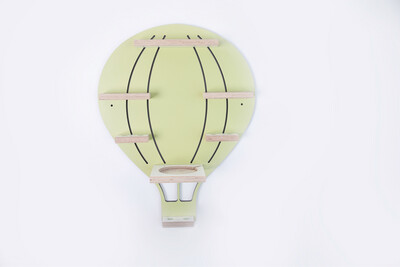 Heißluftballon in grün (neu)