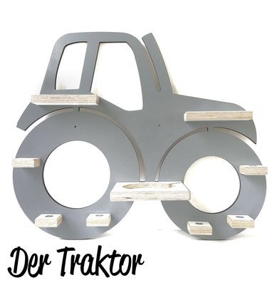 Traktor in grau