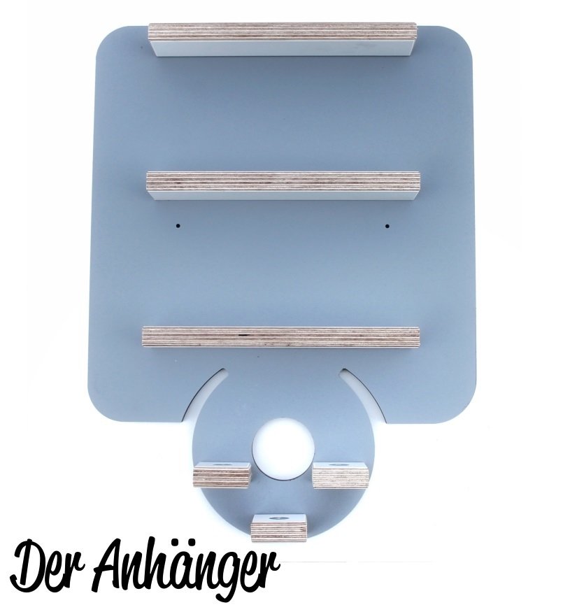 Anhänger in rot