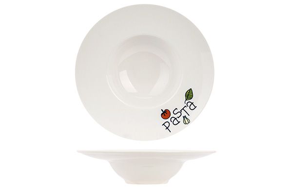 PASTABORD GEDECOREERD D27CM 'PASTA' Artikel code 2337027/356