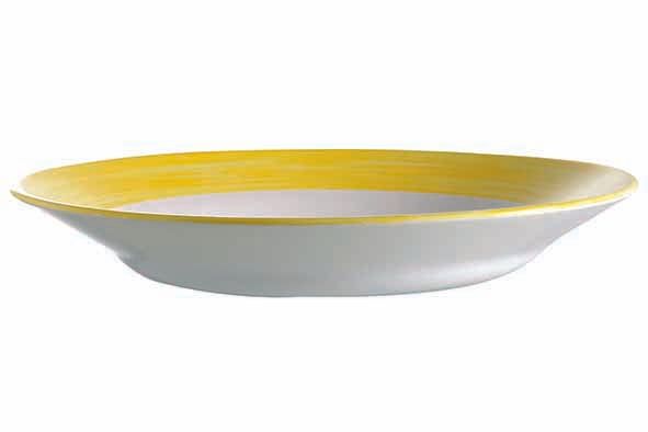 BRUSH GEEL DIEP BORD SET6 D22,6XH3,5CM Artikel code X0641/2690