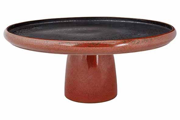 ELEMENTS MAROON TAARTSCHOTEL D29XH12,5CM Artikel code 5697030/3373