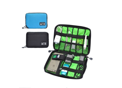 Portable Mini Travel Organizer Bag For Hard Drive Cable Headphones USB Flash Drive