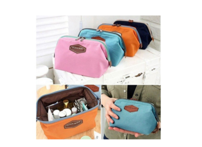 ERT Women Makeup Cosmetic bag Organizer Toiletry Storage Travel Handbag Wash pouch