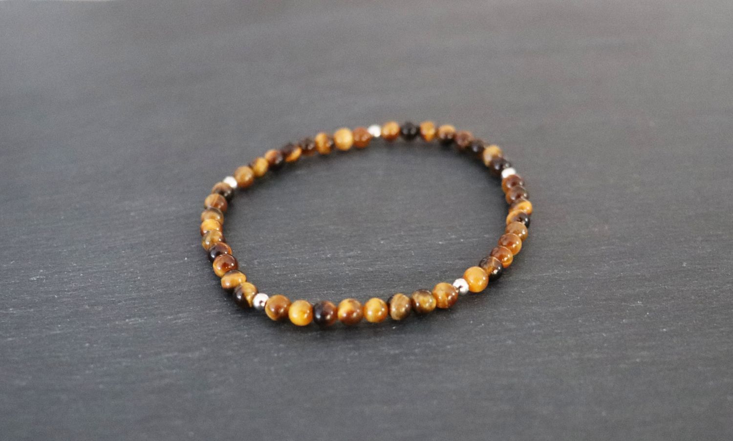 Bracelet œil de tigre (4.5mm)