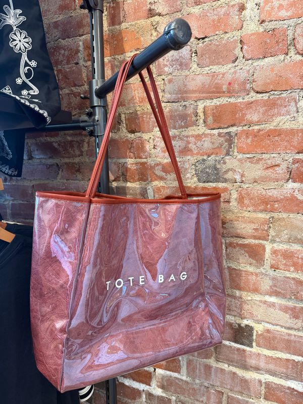 PVC WEEKENDER TOTE BAG