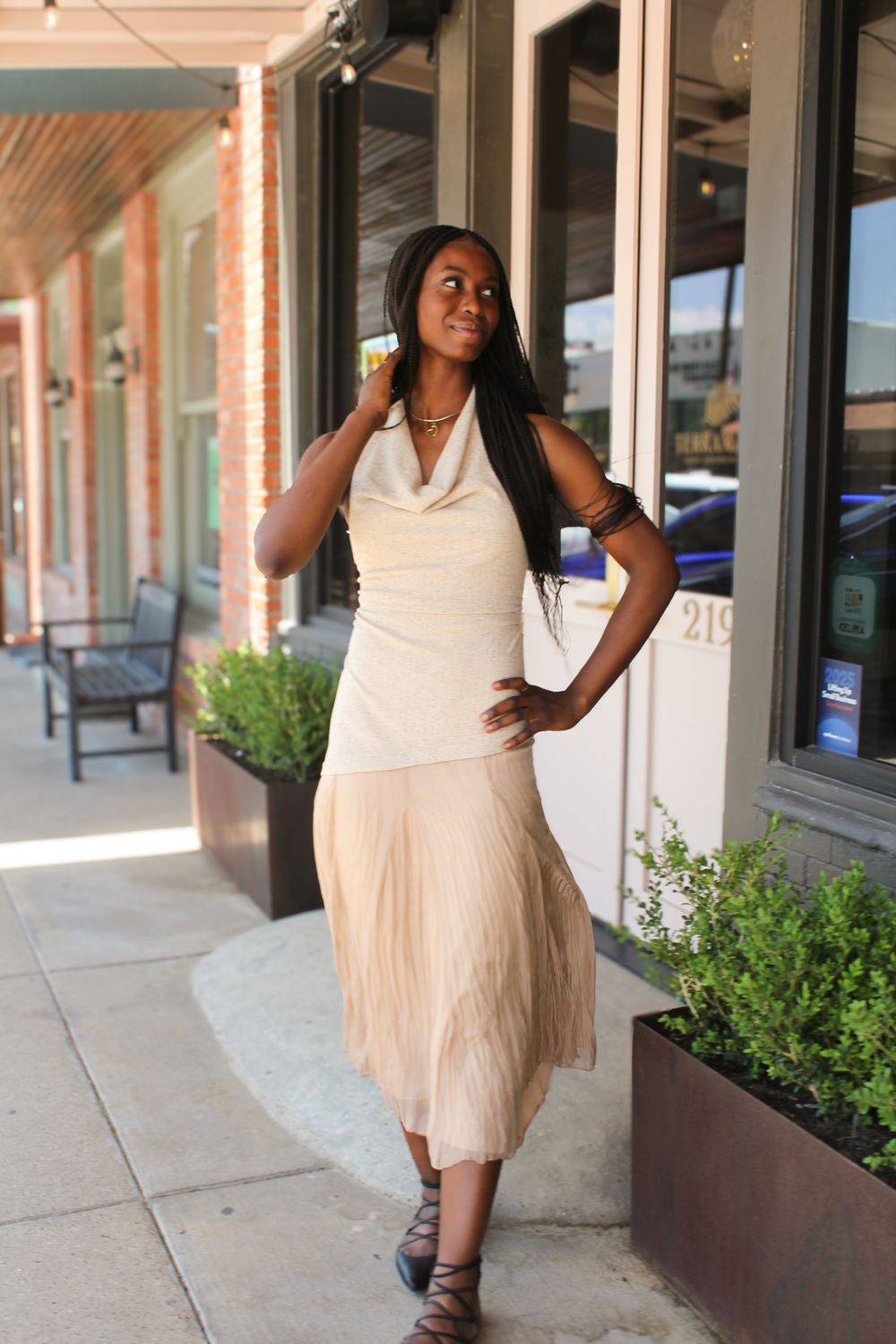 INEZ HALTER DRESS