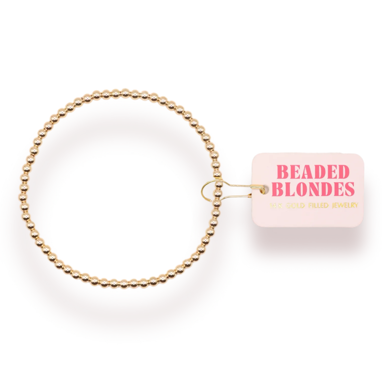 3MM GOLD BRACELET - 6.75IN