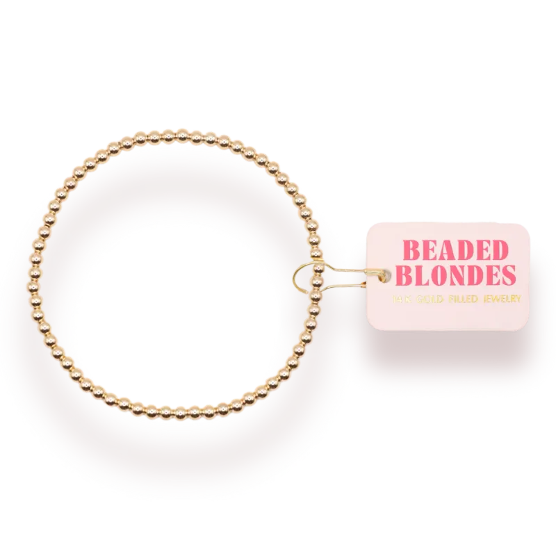 3MM GOLD BRACELET - 6.75IN