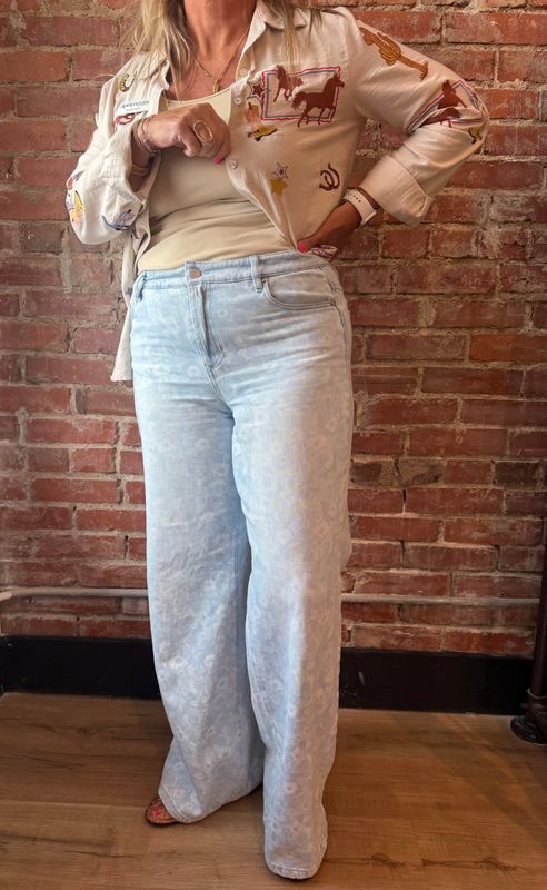 MICAH FLORA DENIM JEANS