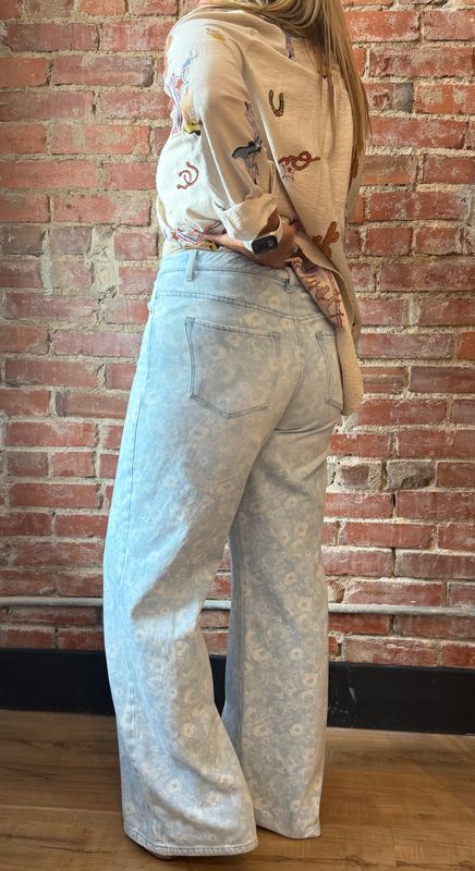 MICAH FLORA DENIM JEANS