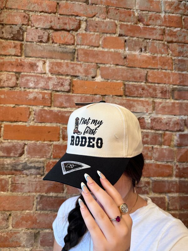 NOT FIRST RODEO TRUCKER HAT