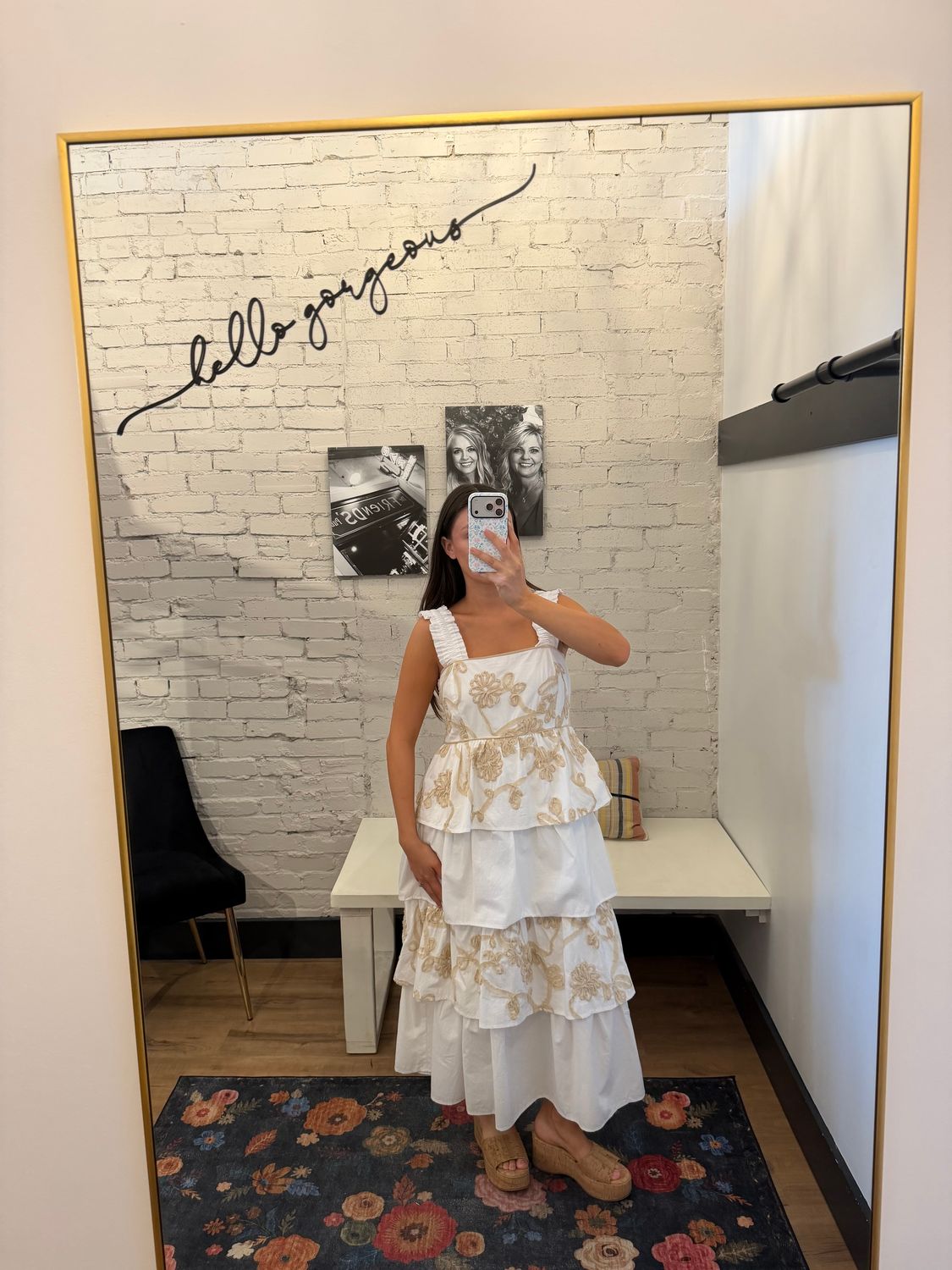 TIERED RUFFLE DRESS