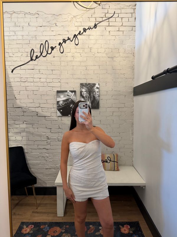 HARALDA PLEATED ROMPER