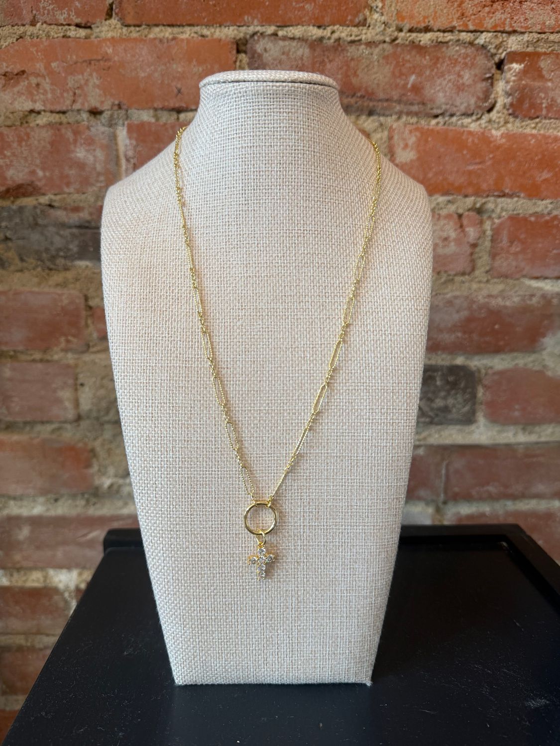 DENISE CROSS NECKLACE