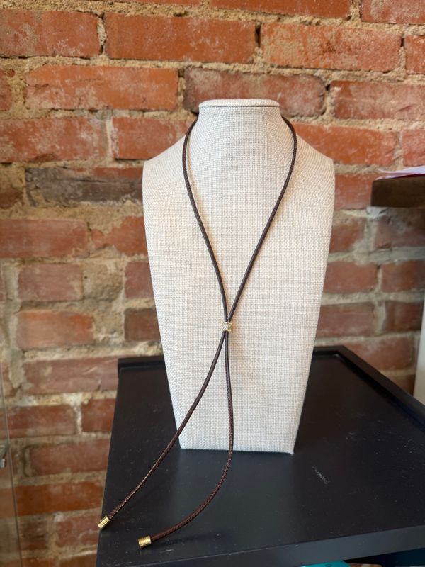 PIPER CORD BOLO NECKLACE