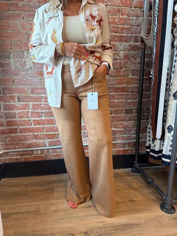 SUEDE STRETCH 33" COMFORT FLARE