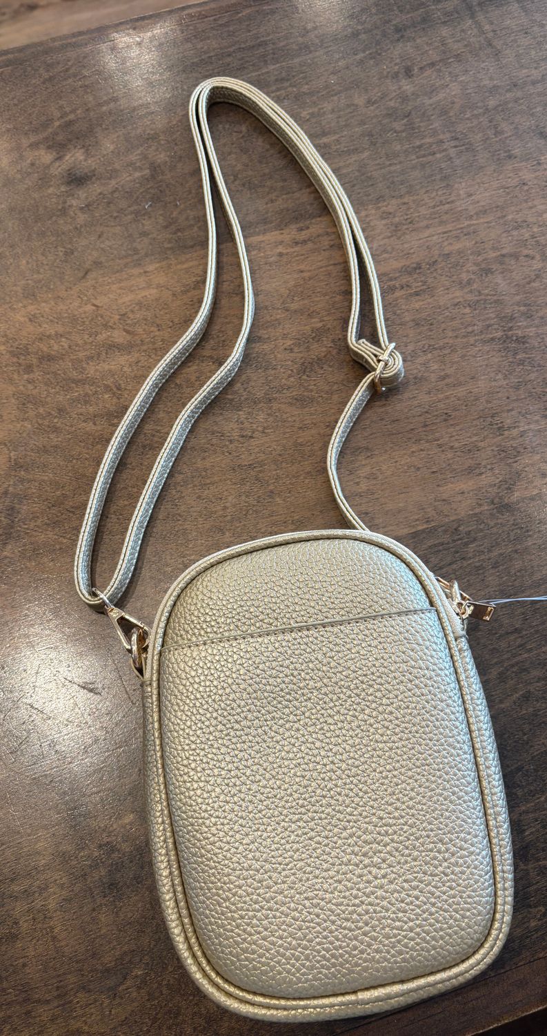 OVAL CROSSBODY GOLD