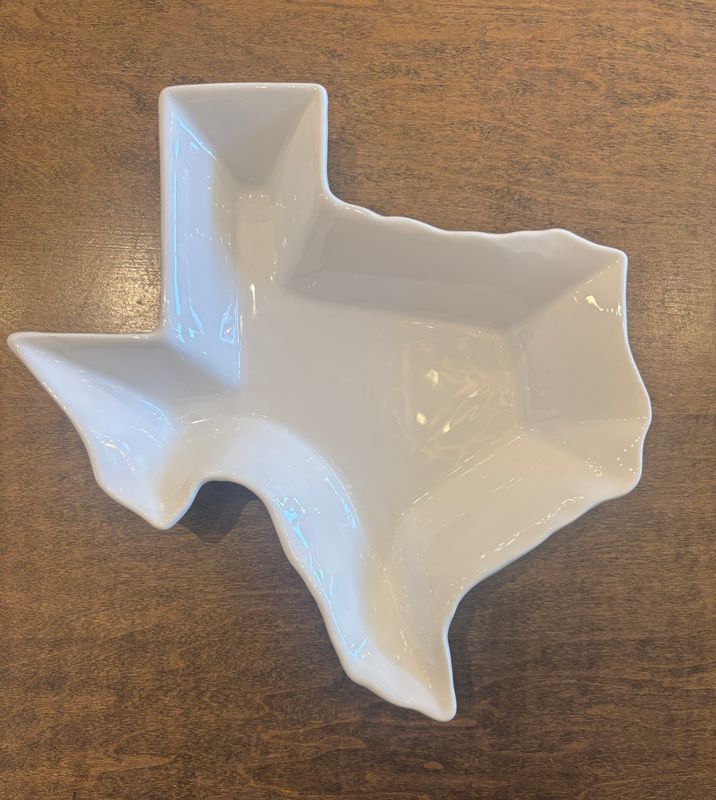 TEXAS SHAPED PLATTER - 10"