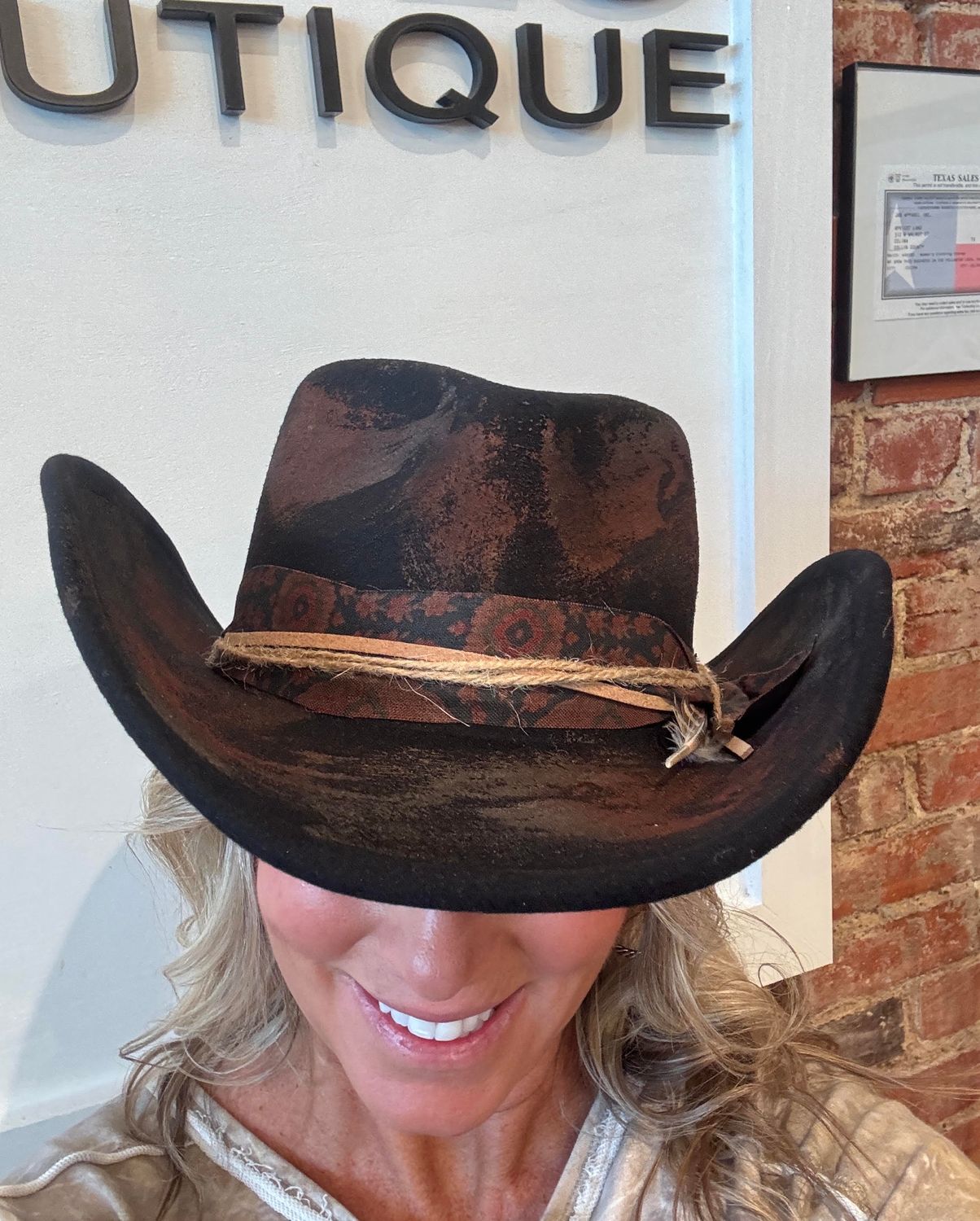 RUSTIC COWGIRL HAT