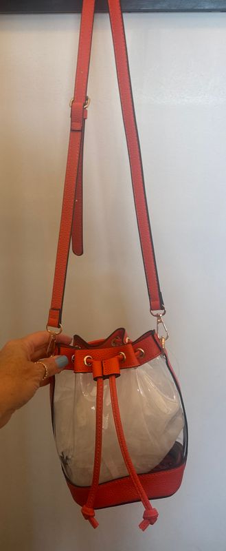 CLEAR CROSSBODY GAMEDAY PURSE