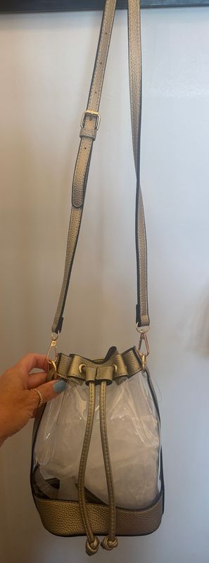 CLEAR CROSSBODY GAMEDAY PURSE