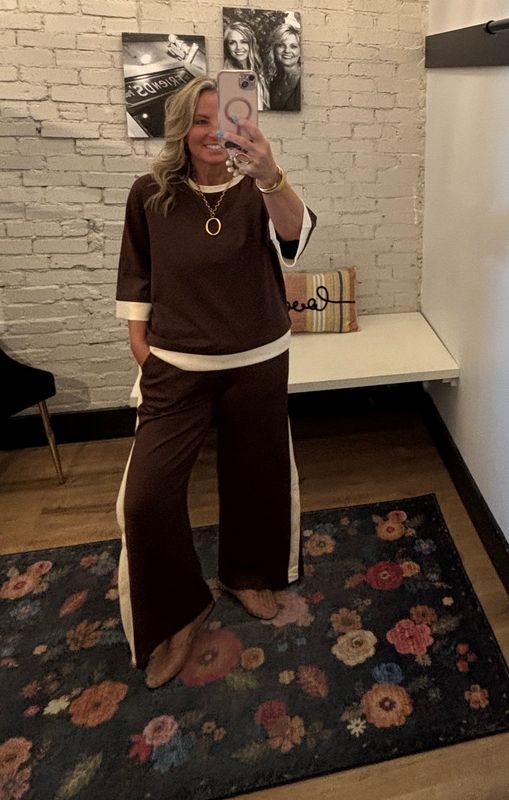 LUXEKNIT COLORBLOCK STRAIGHT PANTS