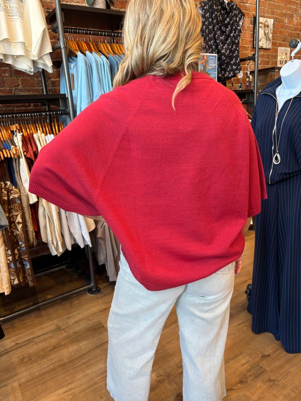 CREWNECK S/S KNIT SWEATER