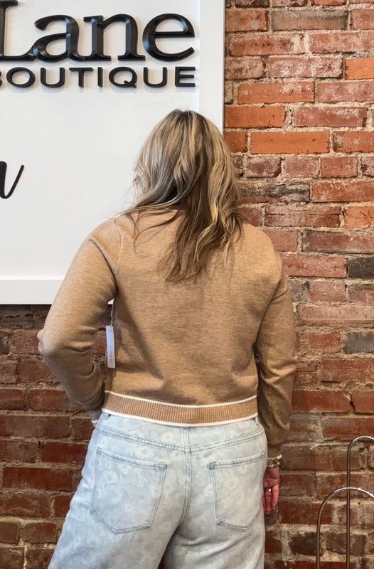 RENLEY CREWNECK CROP SWEATER