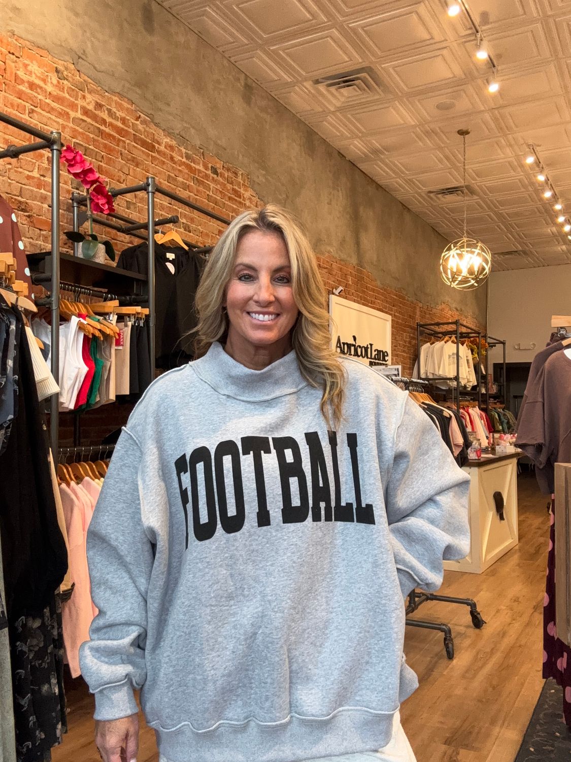 FOOTBALL/GAMEDAY REVERSIBLE MOCKNECK