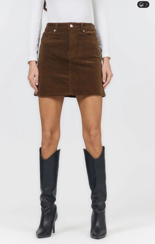 QUINN CORDUROY SKIRT