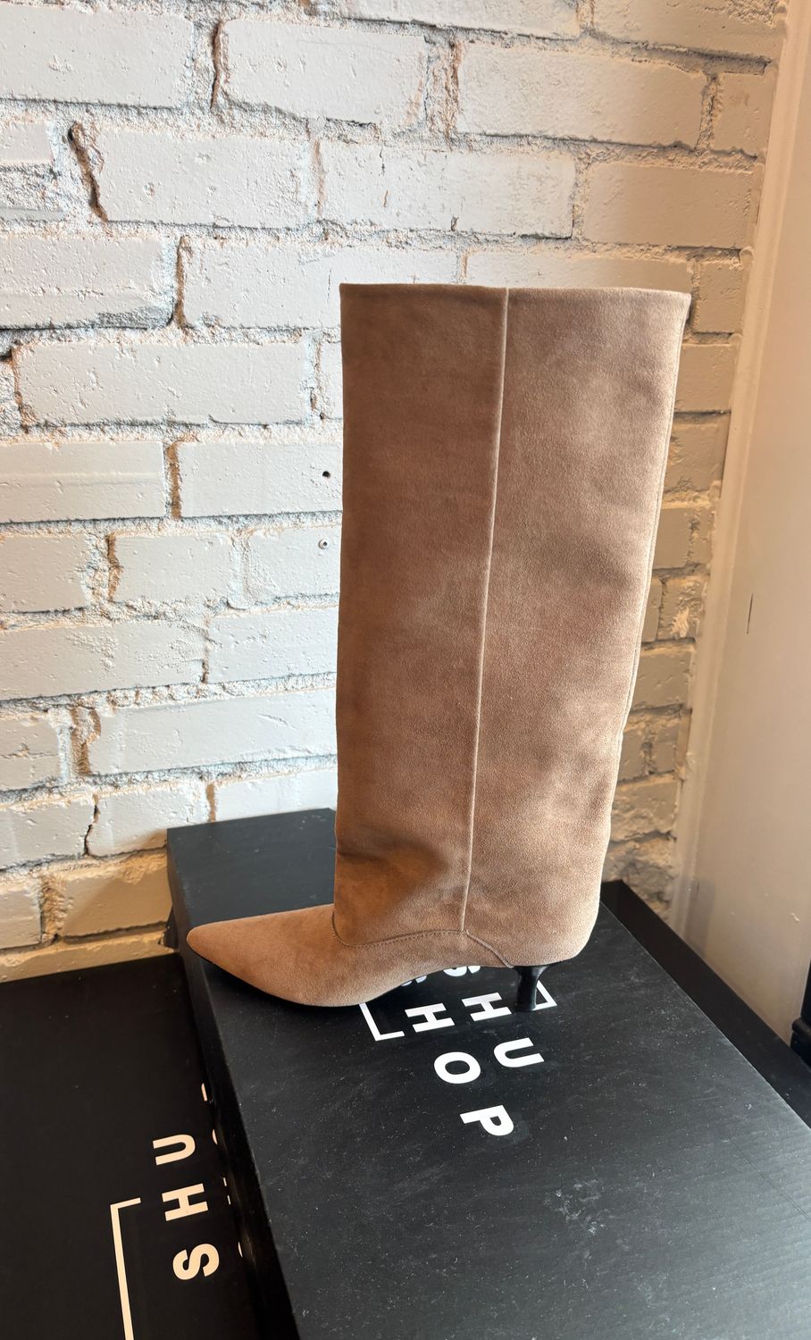 YVONNE TALL SUEDE BOOT