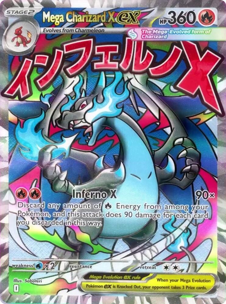 POKEMON MEGA CHARIZARD X EX 023 PROMO SEALED