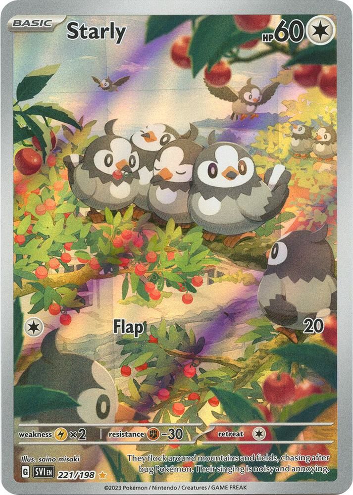 POKEMON STARLY 221/198