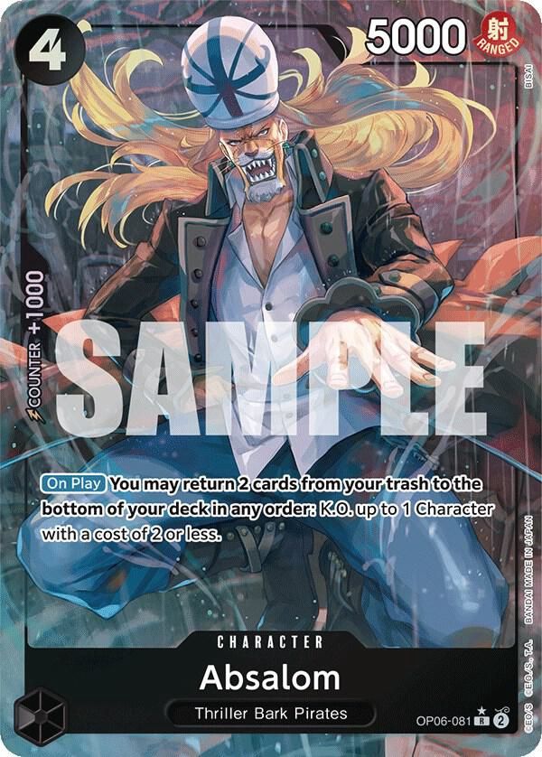 ONE PIECE ABSALOM OP06-081 ALT ART