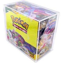 POKEMON BOOSTER BOX ACRYLIC PROTECTOR SUN AND MOON THROUGHSCARLET VIOLET ERA