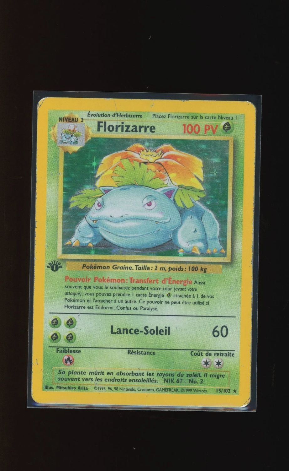 POKEMON FLORIZARRE FRENCH 15/102