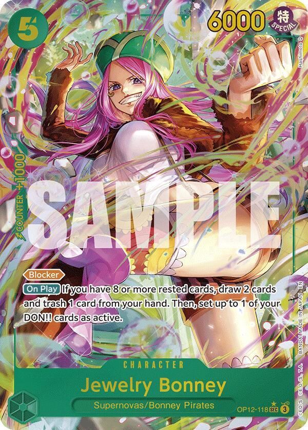 ONE PIECE JEWELRY BONNEY OP12-118 ALT ART