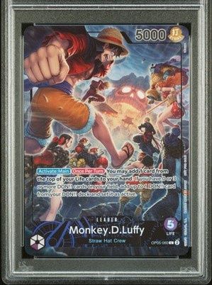 ONE PIECE MONKEY.D.LUFFY MAGAZINE PROMO PSA 10 GRADED