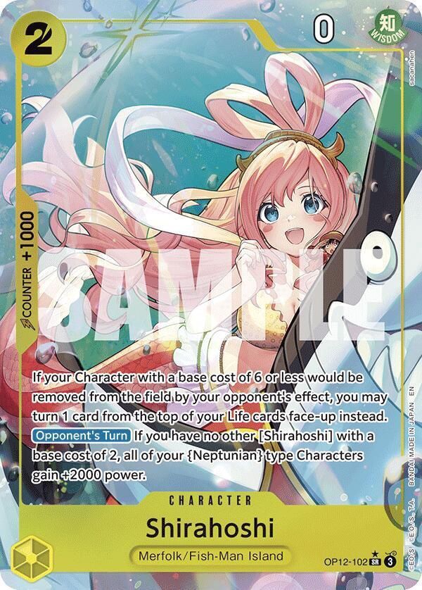 ONE PIECE SHIRAHOSHI ALT ART OP12 107