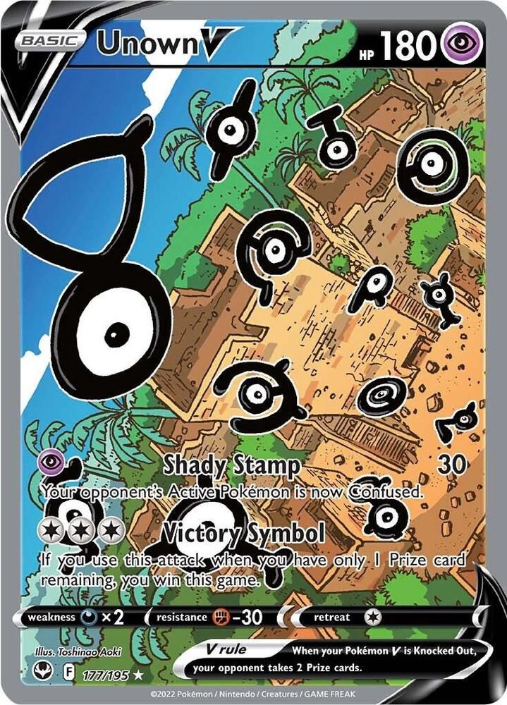 POKEMON UNOWN V LP 177/195