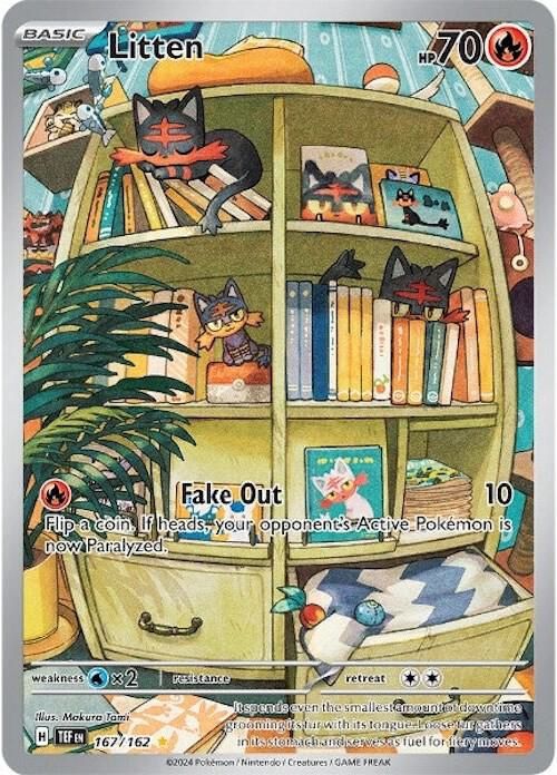 POKEMON LITTEN 167/162 ILLUS RARE