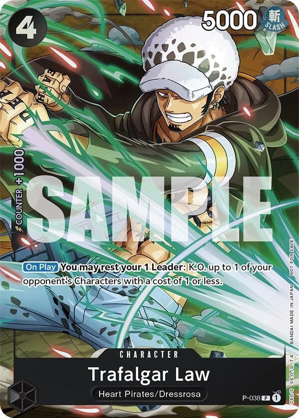 ONE PIECE TRAFALGAR LAW P-038 EVENT PACK VOL 4