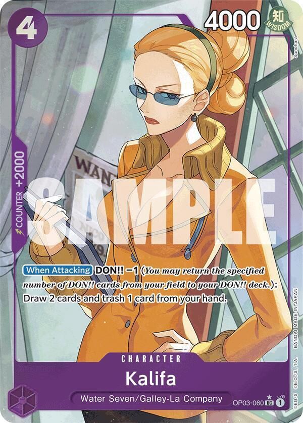 ONE PIECE KALIFAOP03-060 FULL ART