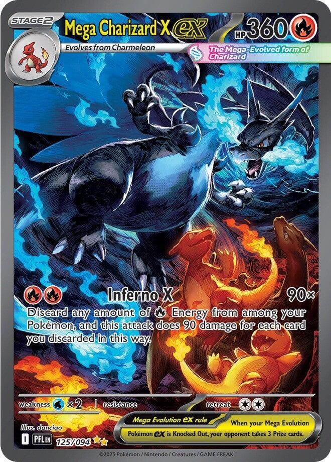 POKEMON MEGA CHARIZARD X EX   125/094