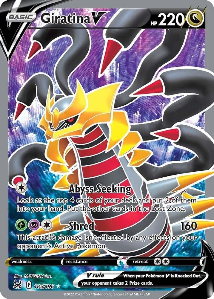 POKEMON GIRATINA V 185/196 UR